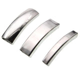 5pcs Stainless Steel Tube Beads Large Holes for Men Leather Bracelet DIY