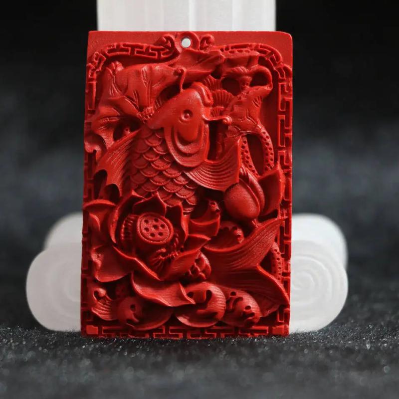 DIY Long Chain Necklace Red Stone Pendant Jewelry
