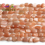 6-8MM Sunstone Freeform Beads 15 Inches
