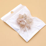 5Pcs Natural Stone Mushroom Beads Sakura Agate Carved Crystal Healing Reiki