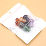 5pcs Natural Stone Mushroom Beads for DIY Craft Jewelry Home Decor 15 20mm