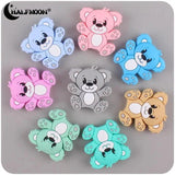 5Pcs Animal Silicone Beads Baby Teething Chew Molar Beads