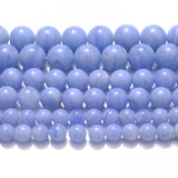 Purple Agate Stone Beads 4-12mm for Jewelry Making DIY