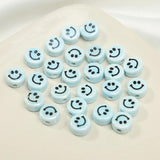 10pcs 10mm Smile Face Ceramic Beads Colorful Ceramics Bead DIY Necklace Bracelet