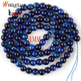 Tiger Eye Stone Round Beads 4mm-12mm For Jewelry Making