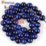 Tiger Eye Stone Round Beads 4mm-12mm For Jewelry Making