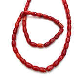 Faux Coral Oval Beads Charm Orange Jewelry DIY Necklace Earrings Bracelet