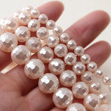 Light Pink Shell Beads DIY Bracelet Necklace Material