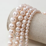 Light Pink Shell Beads DIY Bracelet Necklace Material