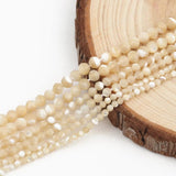 2 3 4mm Natural Faceted Stone Beads Shell Beads for Jewelry Making