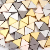 30pcs Colorful Triangle Spacer Beads for DIY Jewelry Making Charms Bracelets 7mm