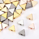 30pcs Colorful Triangle Spacer Beads for DIY Jewelry Making Charms Bracelets 7mm