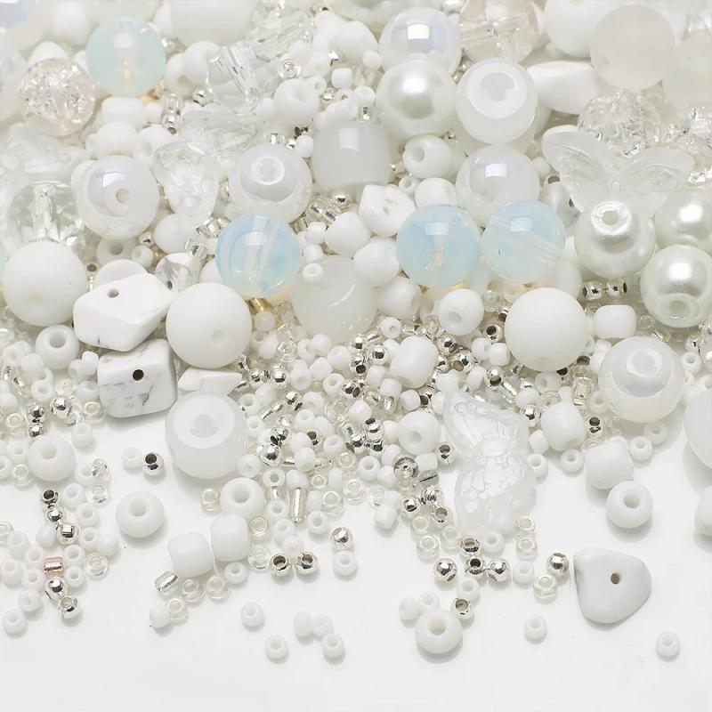 40g Colorful Mixed Seed Beads Glass Round Beads DIY Bracelet Charms