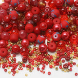 40g Colorful Mixed Seed Beads Glass Round Beads DIY Bracelet Charms