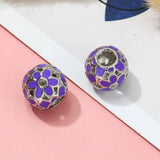 10pcs Silver Star Earth Beads Animal Charm for DIY Crafts