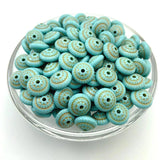 Carved Acrylic Beads 10x14mm Vintage Special-shaped Beads