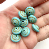 Carved Acrylic Beads 10x14mm Vintage Special-shaped Beads
