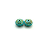 Carved Acrylic Beads 10x14mm Vintage Special-shaped Beads