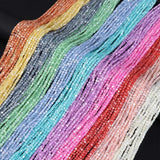 3mm Red Mother of Pearl Shell Column Beads for Jewelry Making