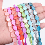 Colorful Leaves Shell Bead Mother of Pearl Beads for Jewelry Making DIY