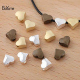 BoYuTe 3*6MM Heart Beads Metal Brass for Jewelry Making
