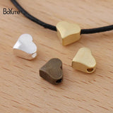 BoYuTe 3*6MM Heart Beads Metal Brass for Jewelry Making
