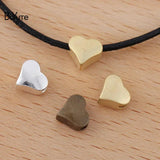 BoYuTe 3*6MM Heart Beads Metal Brass for Jewelry Making