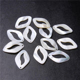 Oval Shell Pendant Mother of Pearl Beads DIY