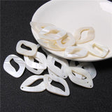 Oval Shell Pendant Mother of Pearl Beads DIY