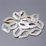 Oval Shell Pendant Mother of Pearl Beads DIY