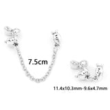 European Style Large Hole Charm Beads, Antique Silver Rabbit Spacer Beads