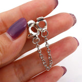European Style Large Hole Charm Beads, Antique Silver Rabbit Spacer Beads