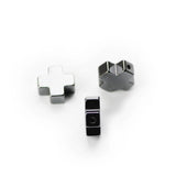 Hematite Stone Jesus Cross Spacers Beads for Jewelry Making