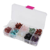 Gemstone Chip Beads Spacer Charms for DIY Bracelet Jewelry
