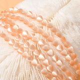 8mm Heart Opal Cat's Eye Beads for Jewelry Making
