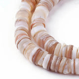 Dyed Shell Beads For DIY Necklace Bracelet 4.9~6x1~6mm