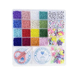 Colorful Beads Set Jewelry Making Handcraft DIY