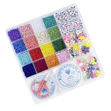 Colorful Beads Set Jewelry Making Handcraft DIY