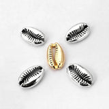 10PCS Sea Shell Charms Cowrie Beads for Jewelry Making Bracelet Earr