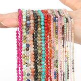 Natural Stone Beads Sunstone Amazonite Quartz Loose Spacer Waist Beads