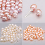 10pcs Freshwater Pearls Water Drop Beads DIY Jewelry Making Women 6-7mm