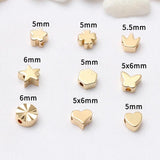 20pcs 14K Plate Brass Spacer Beads for DIY Jewelry Making