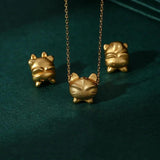 Plated Animal Snake Bead Charms for Jewelry Making DIY