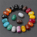 10*14mm Green Agates Stone Beads Cylindrical Shape Loose Beads