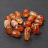 10*14mm Green Agates Stone Beads Cylindrical Shape Loose Beads