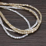 Natural Shell Loose Beads Small Cylindrical Shape Jewelry Making DIY