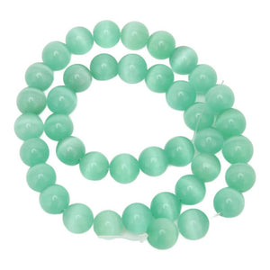 10mm Natural Stone Bead DIY Jewelry Making Green E