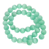 10mm Natural Stone Bead DIY Jewelry Making Green E