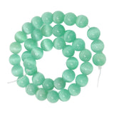 10mm Natural Stone Bead DIY Jewelry Making Green E