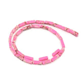 4x130mm Natural Stone Rectangular Agate Beads for DIY Jewelry Making